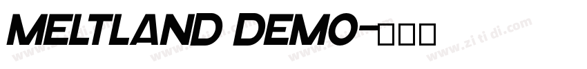 Meltland Demo字体转换